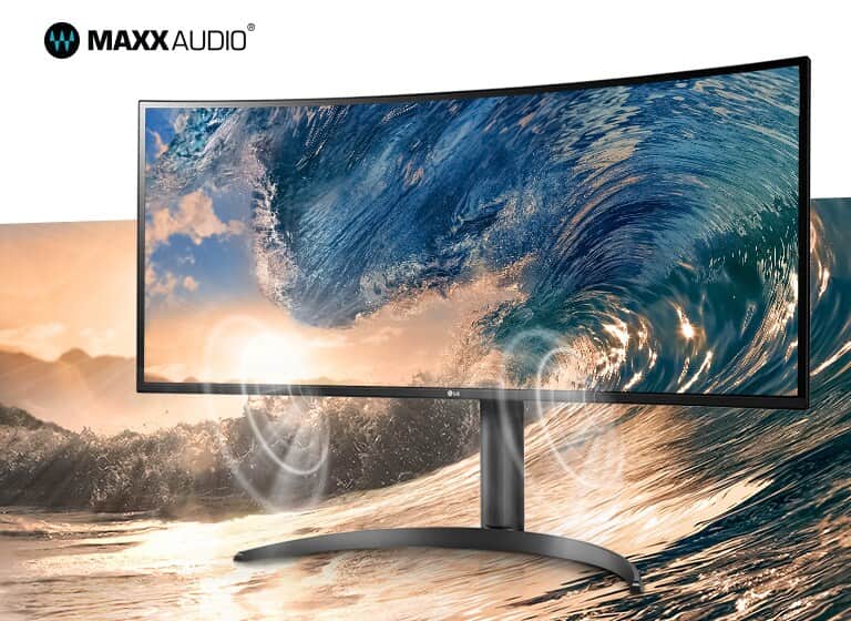 Wciągający dźwięk dzięki technologii MaxxAudio.