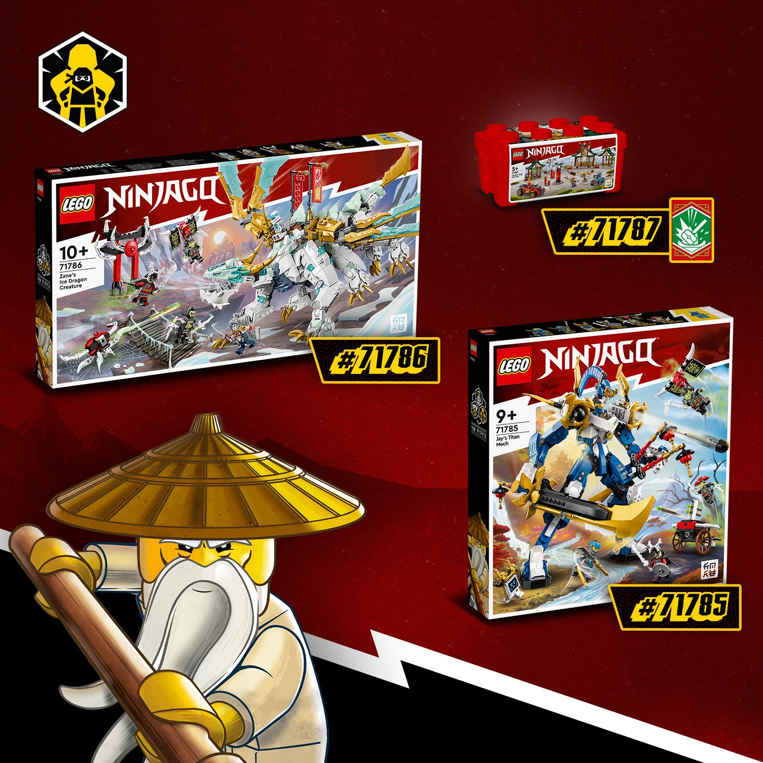 LEGO NINJAGO 71787 Kreatywne pudełko z klockami ninja Ceny i opinie