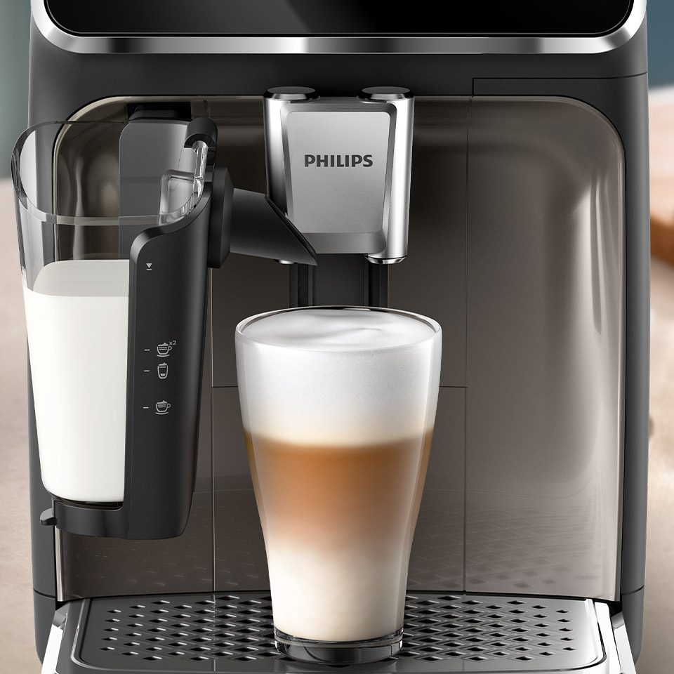 System LatteGo to pyszna pianka i łatwość czyszczenia systemu mlecznego System LatteGo to pyszna pianka i łatwość czyszczenia systemu mlecznego