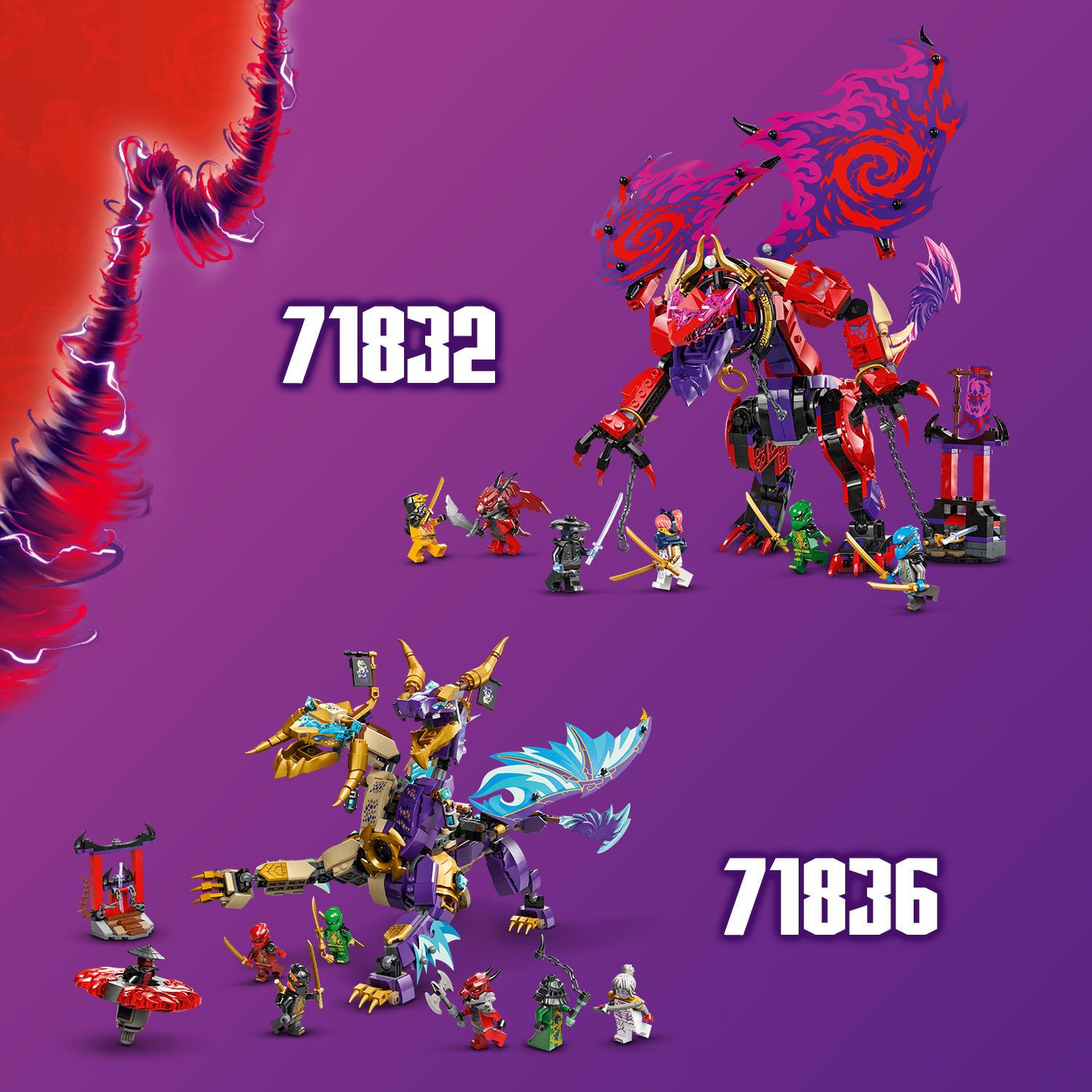 Więcej zestawów do kolekcji LEGO® NINJAGO®