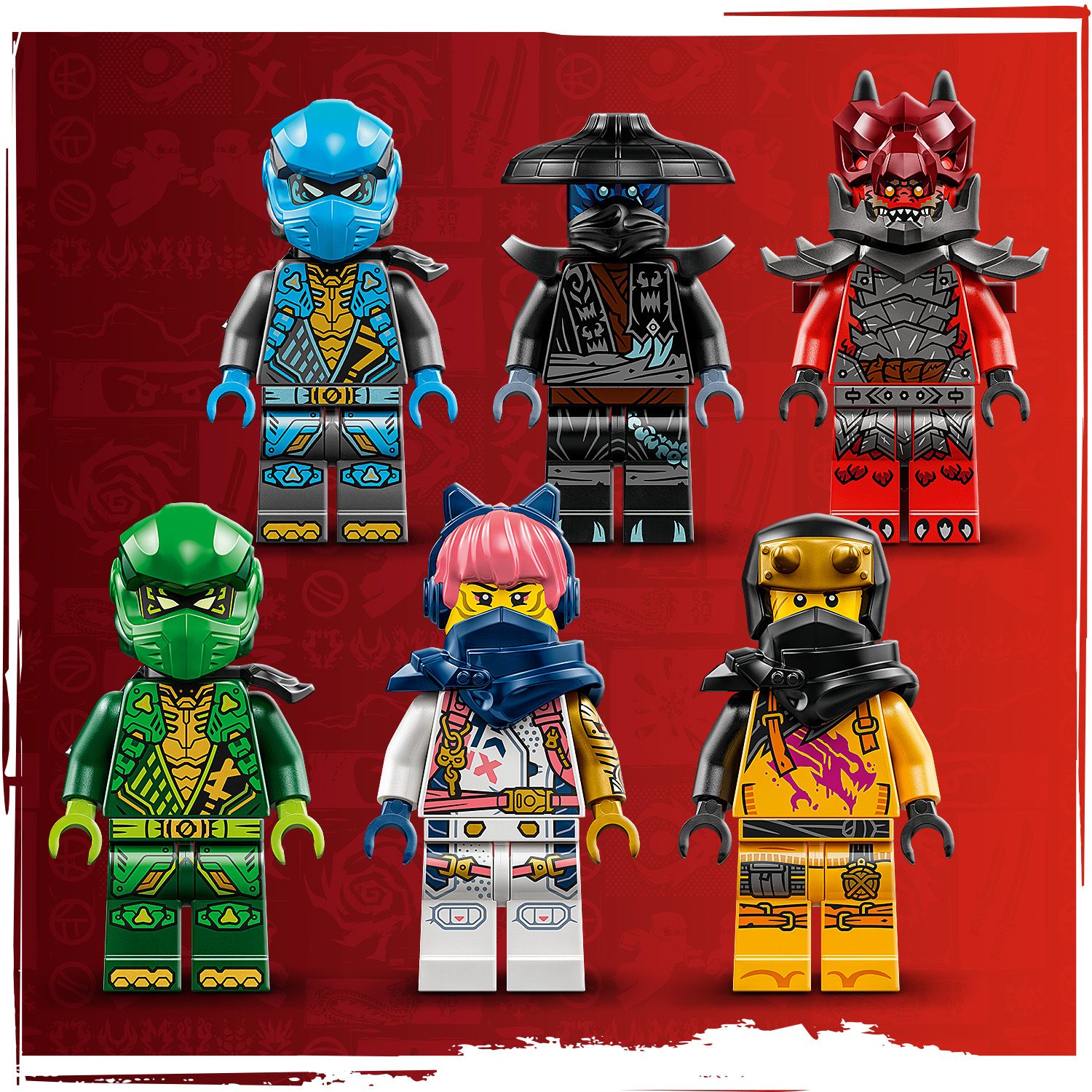 Sześć minifigurek NINJAGO®