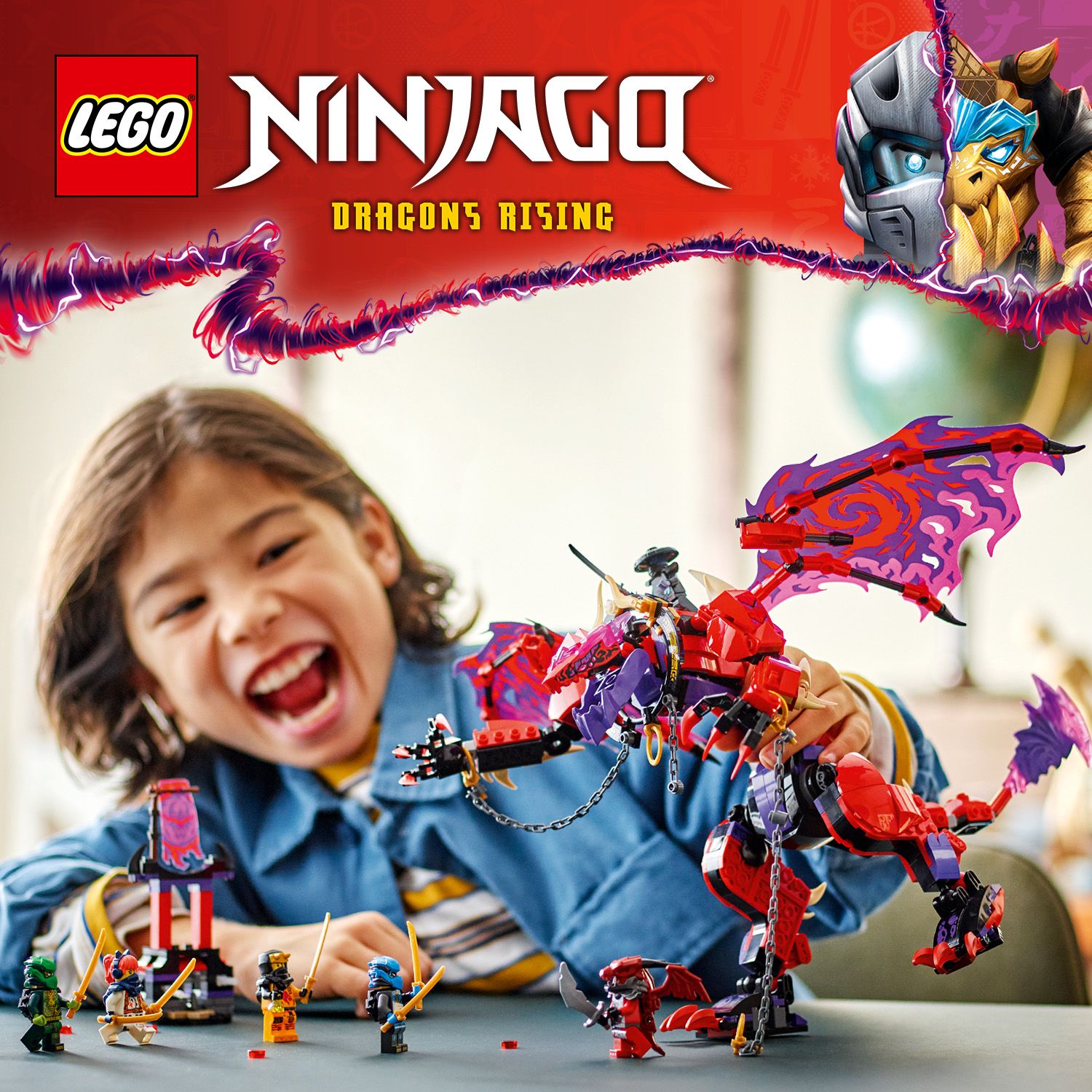 Ruchomy smok z serii LEGO® NINJAGO®
