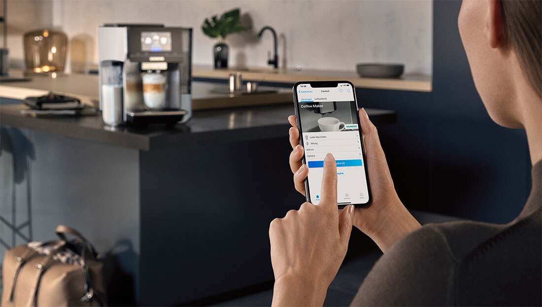 Home Connect – bądź połączony z własnym ekspresem przy użyciu aplikacji