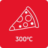 Funkcja Pizza 300°C Funkcja Pizza 300°C
