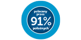 Polecany przez 91% położnych*