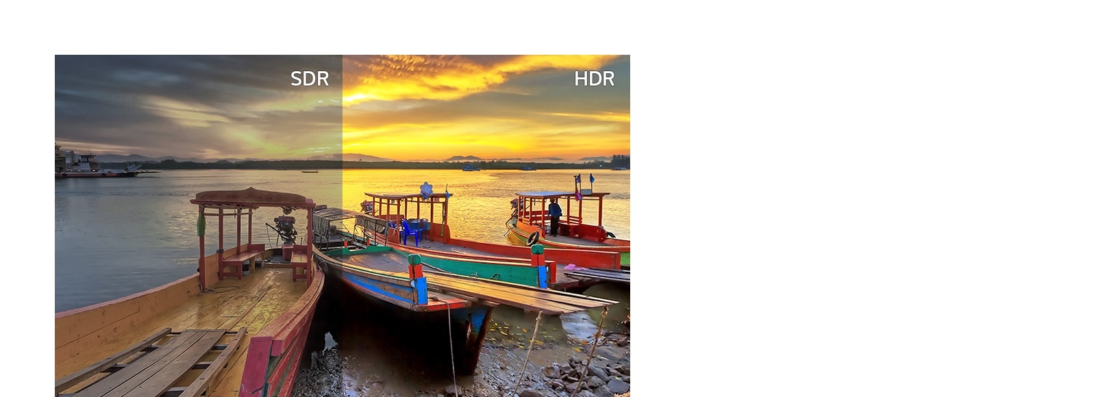 SDR vs HDR10.