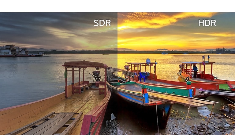 SDR vs HDR10.