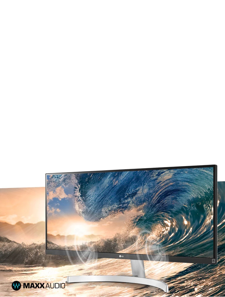 Wciągający dźwięk dzięki technologii MaxxAudio.