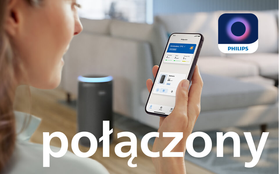 Oczyszczacz powietrza AC3221/13 może być włączany zdalnie Oczyszczacz powietrza AC3221/13 może być włączany zdalnie