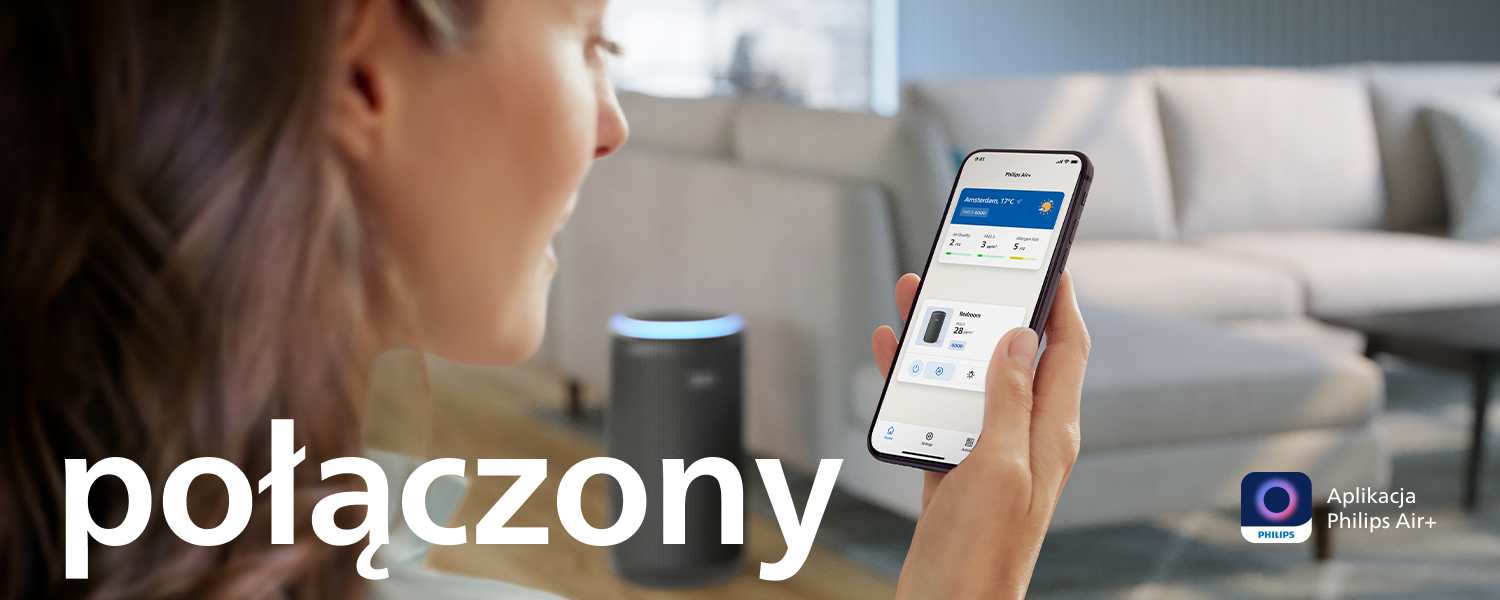 Oczyszczacz powietrza AC3221/13 może być włączany zdalnie Oczyszczacz powietrza AC3221/13 może być włączany zdalnie