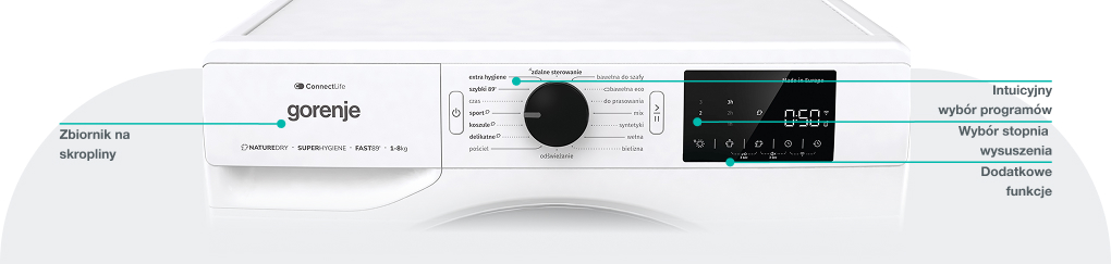Image: GORENJE LAUNDRY DPNE83GNLWIFI-PL GORENJE LAUNDRY DPNE83GNLWIFI-PL