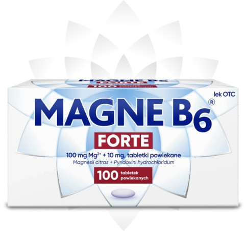 MagneB6 Forte 100 tabletek w opakowaniu MagneB6 Forte 100 tabletek w opakowaniu