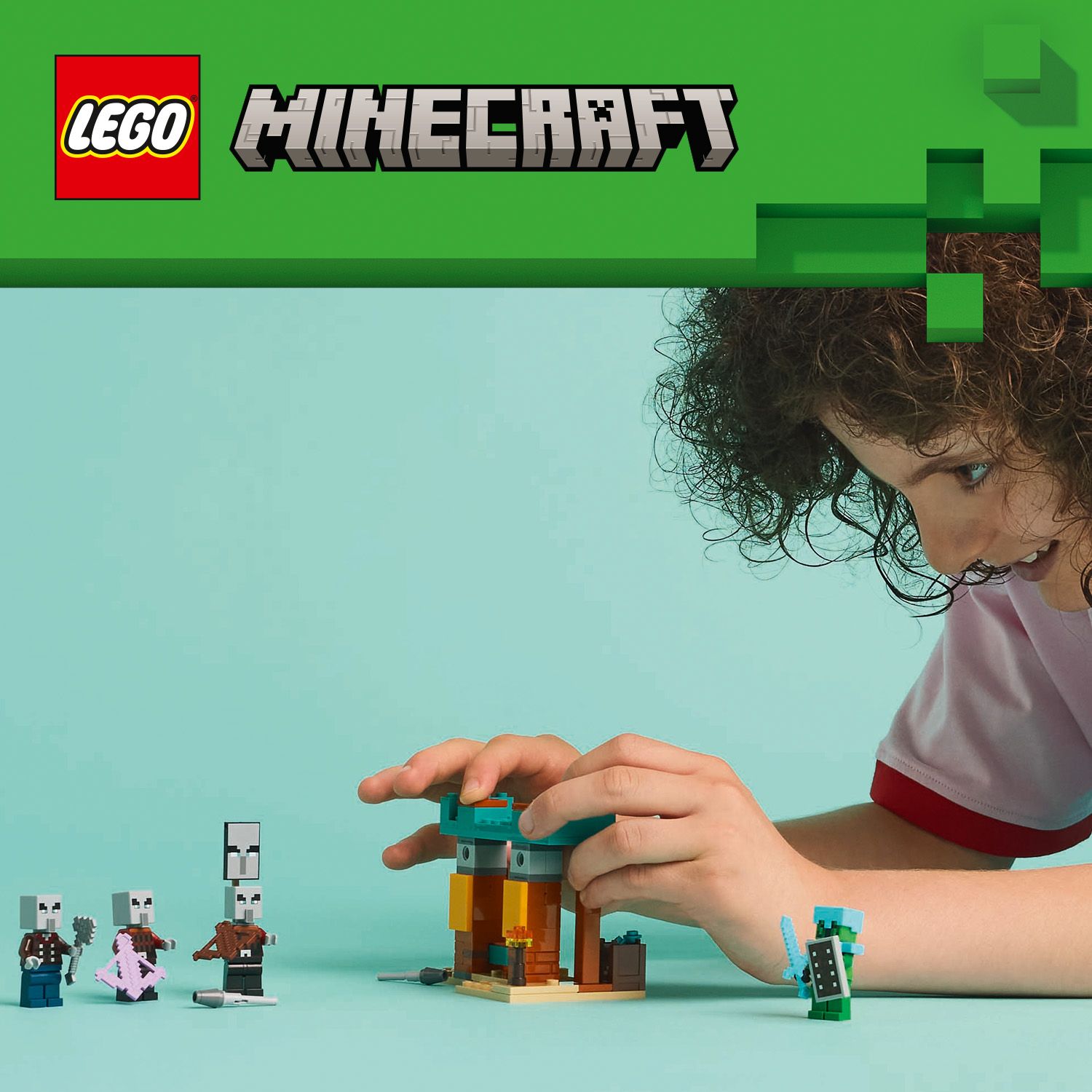 Mały zestaw LEGO® Minecraft® z epicką akcją