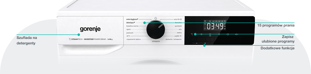 Image: GORENJE LAUNDRY W1NHPI60SCS-PL GORENJE LAUNDRY W1NHPI60SCS-PL
