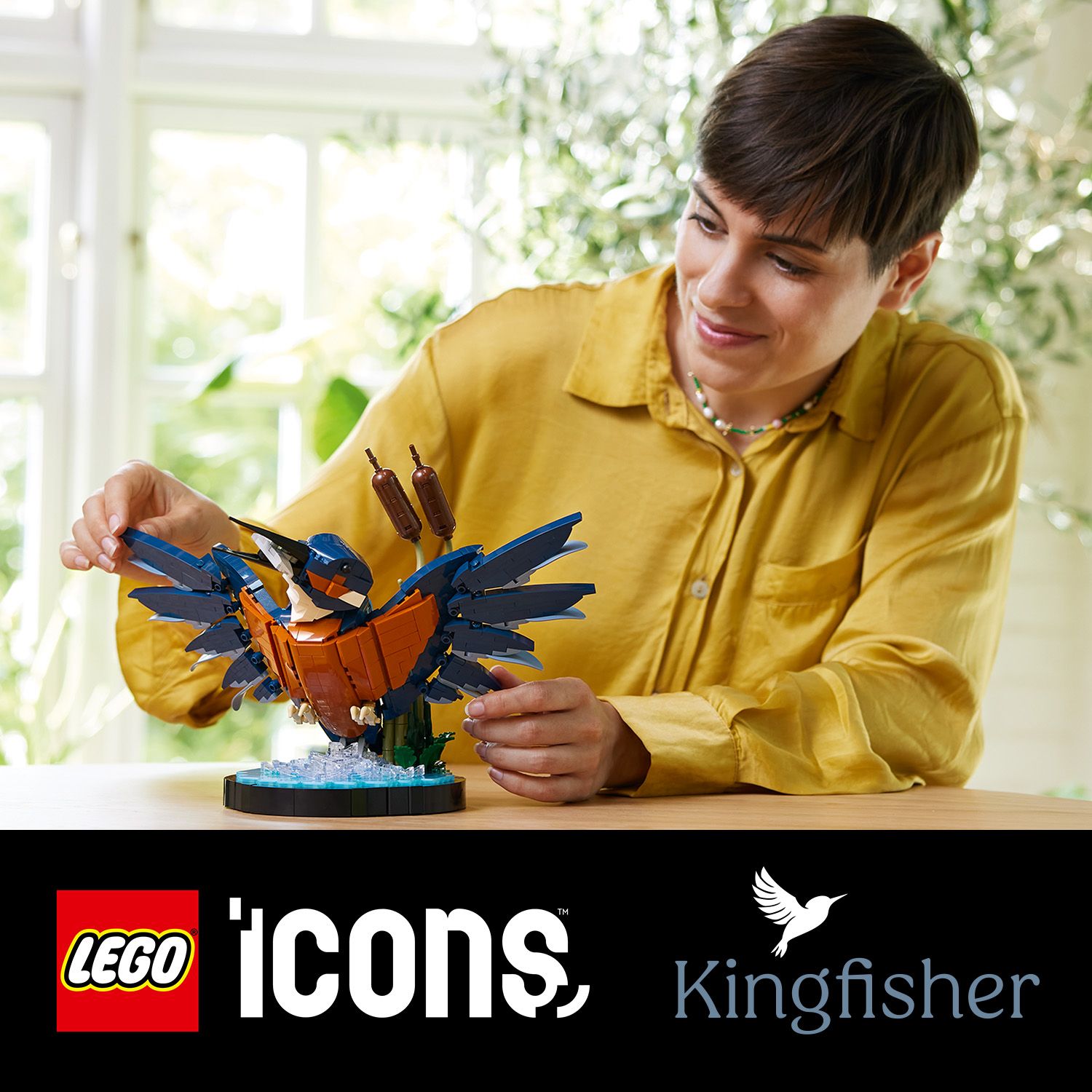 Zestaw LEGO® Icons z ozdobą do domu lub biura