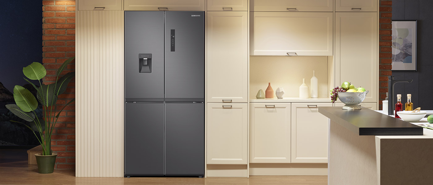 Elegancki design lodówki Multidoor Samsung RF48A401EB4 Elegancki design lodówki Multidoor Samsung RF48A401EB4
