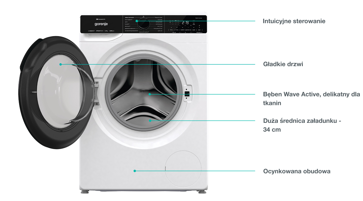 Image: GORENJE LAUNDRY WPNA94A1TWIFI-PL GORENJE LAUNDRY WPNA94A1TWIFI-PL