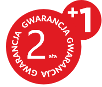 2 lata gwarancji