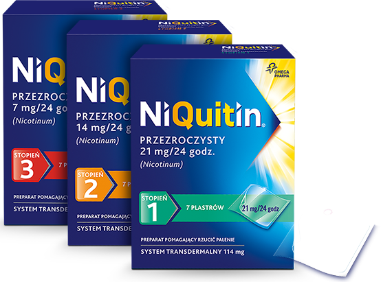 Niquitin Przezroczysty, 21 mg/24 h, system transdermalny 114 mg, stopień 1, plastry, 7 szt. Niquitin Przezroczysty, 21 mg/24 h, system transdermalny 114 mg, stopień 1, plastry, 7 szt.