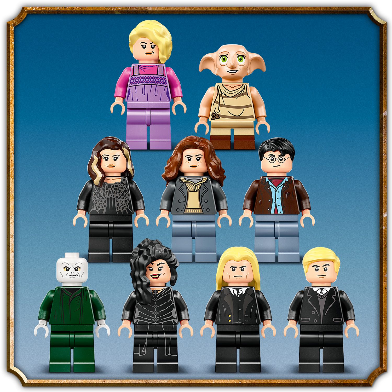 Dziewięć minifigurek