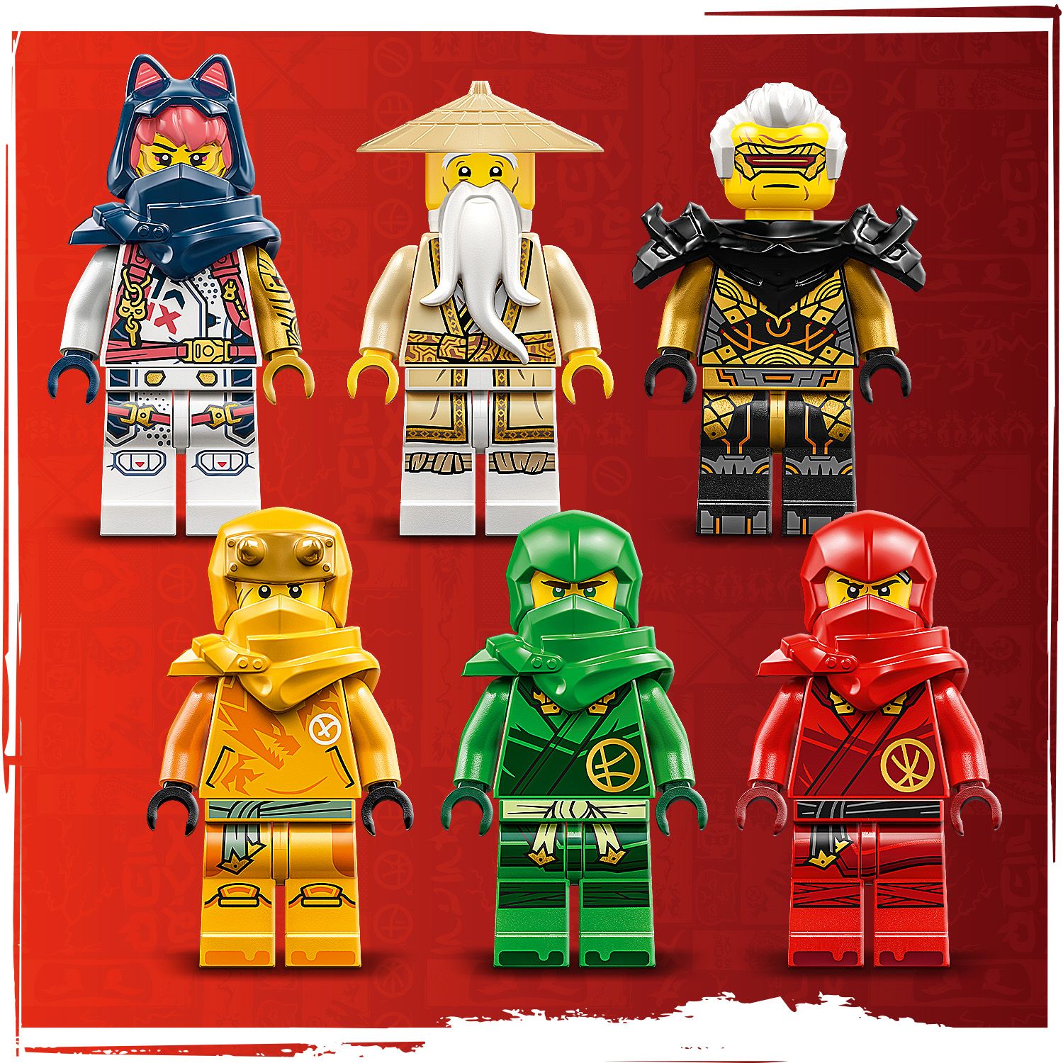 W zestawie sześć minifigurek