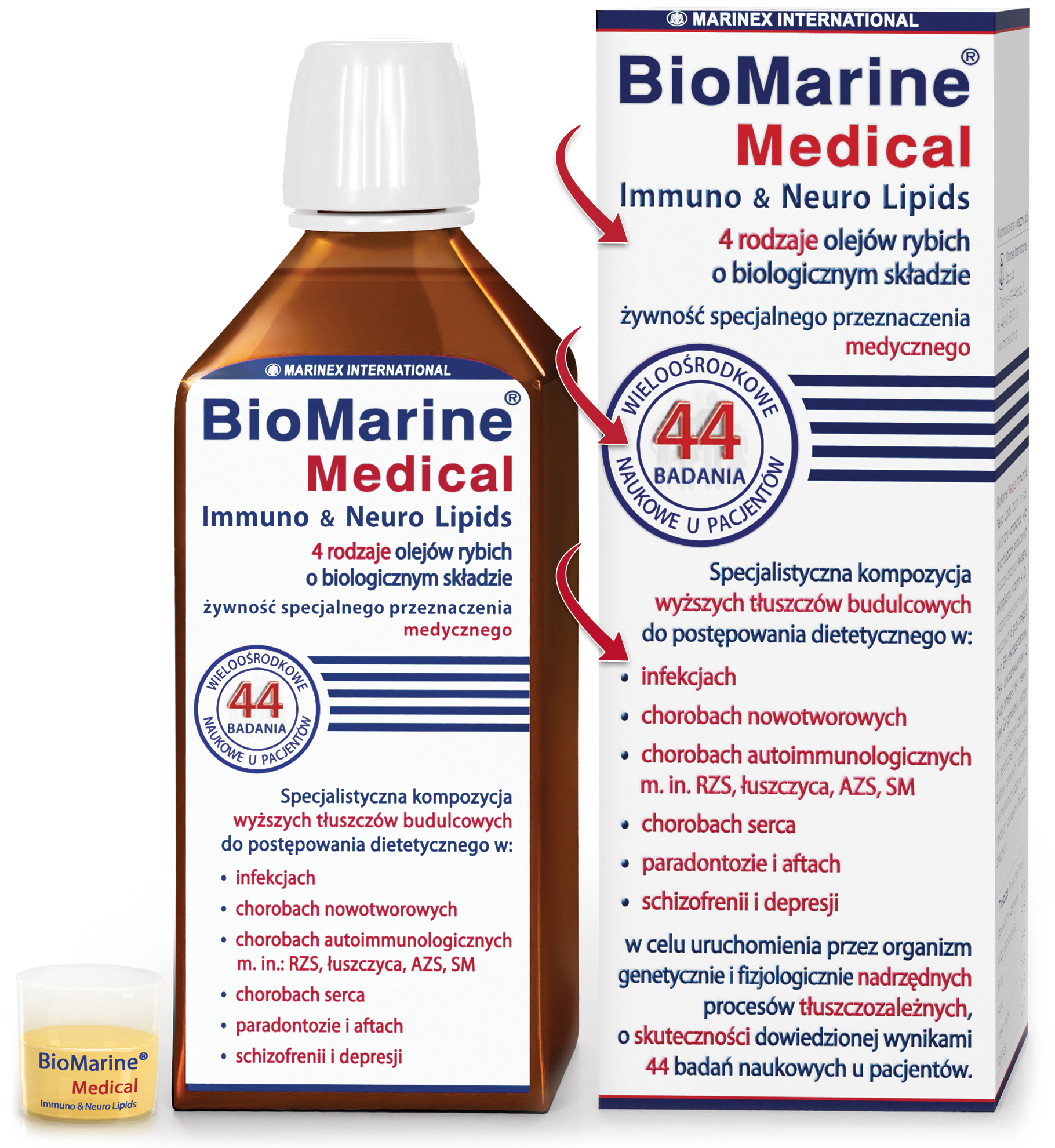 BioMarine Medical odporność w grypie i infekcjach wirusowych, żywienie w radioterapii i chemioterapii