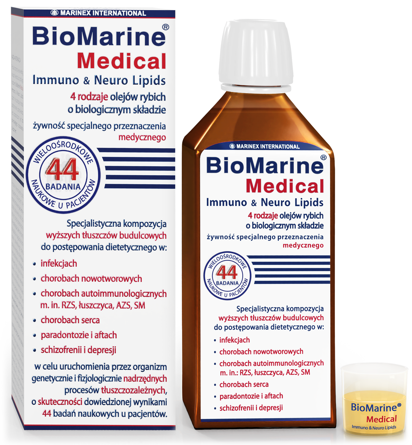 BioMarine Medical odporność w grypie i infekcjach wirusowych, żywienie w radioterapii i chemioterapii