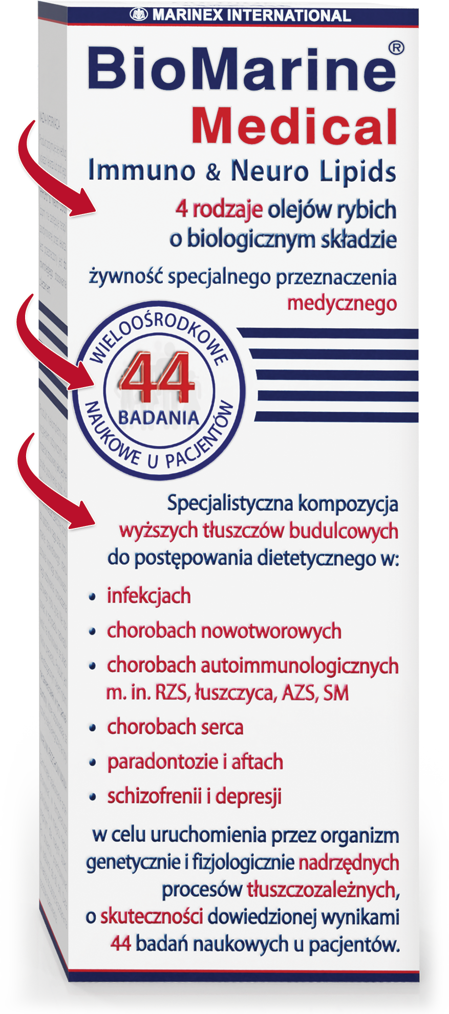BioMarine Medical odporność w grypie i infekcjach wirusowych, żywienie w radioterapii i chemioterapii