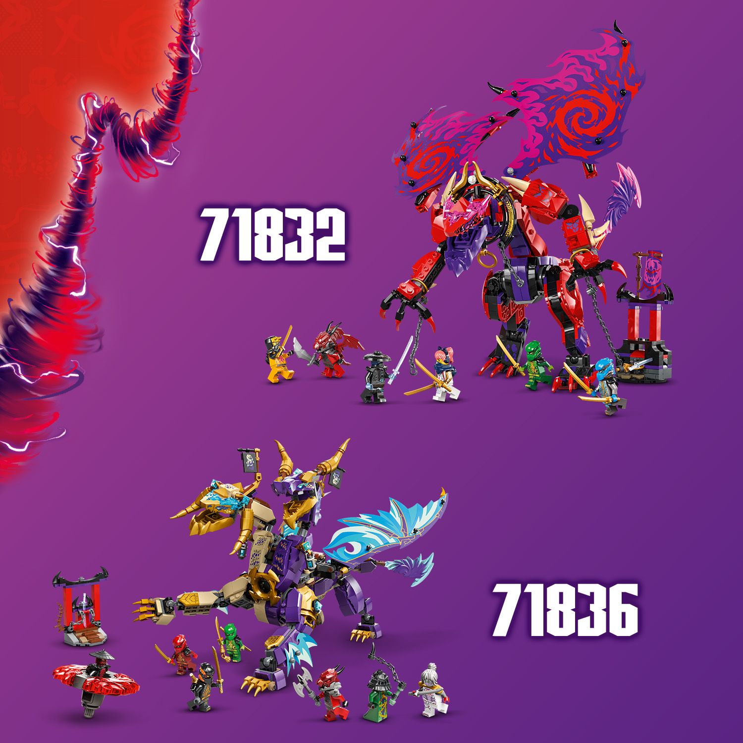 Więcej zestawów do kolekcji LEGO® NINJAGO®