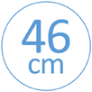 Tylko 46 cm głębokości