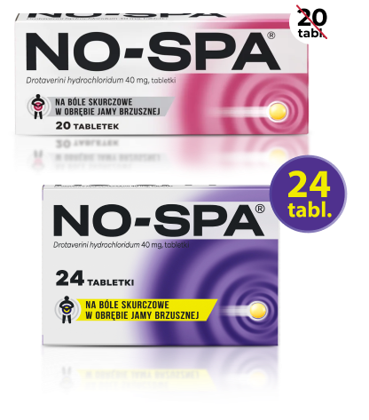 No-Spa i No-Spa Max w nowym, większym opakowaniu No-Spa i No-Spa Max w nowym, większym opakowaniu