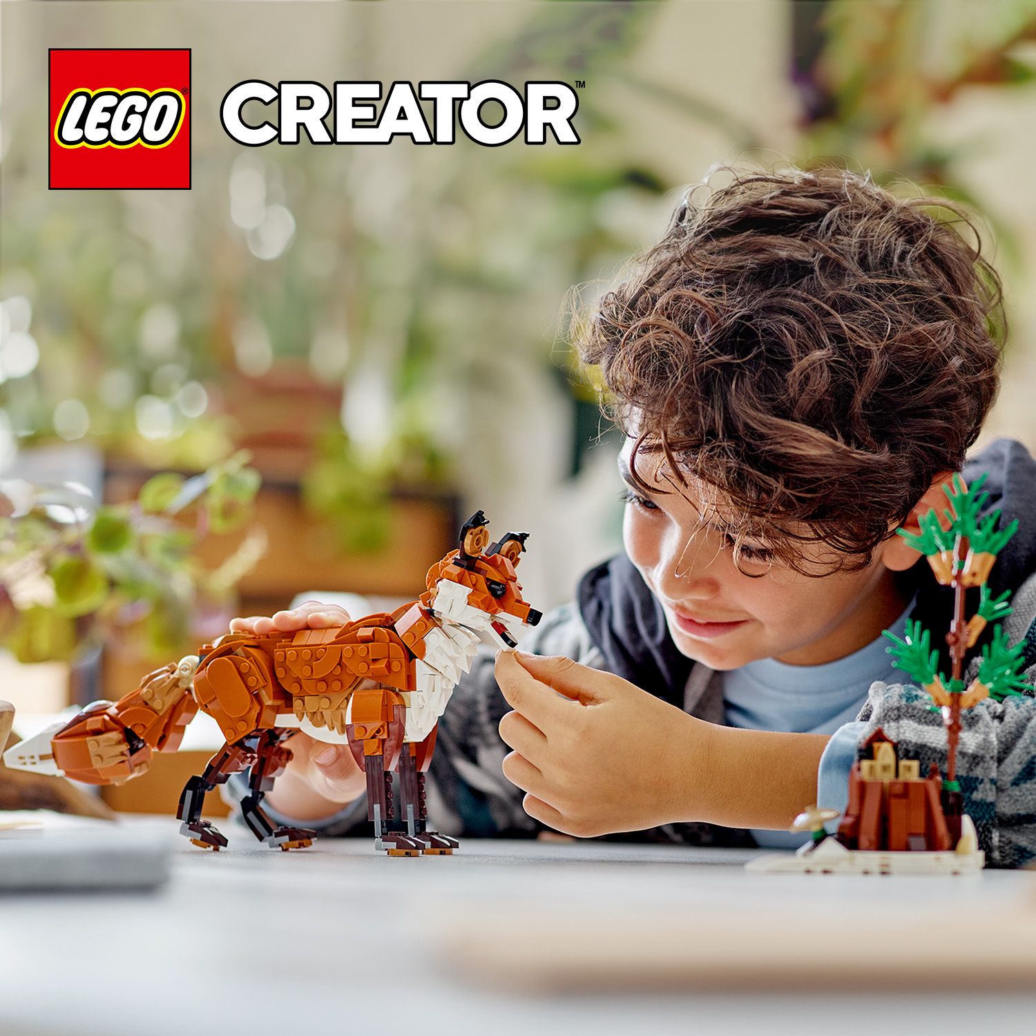 Trzy leśne zwierzątka LEGO® w jednym zestawie