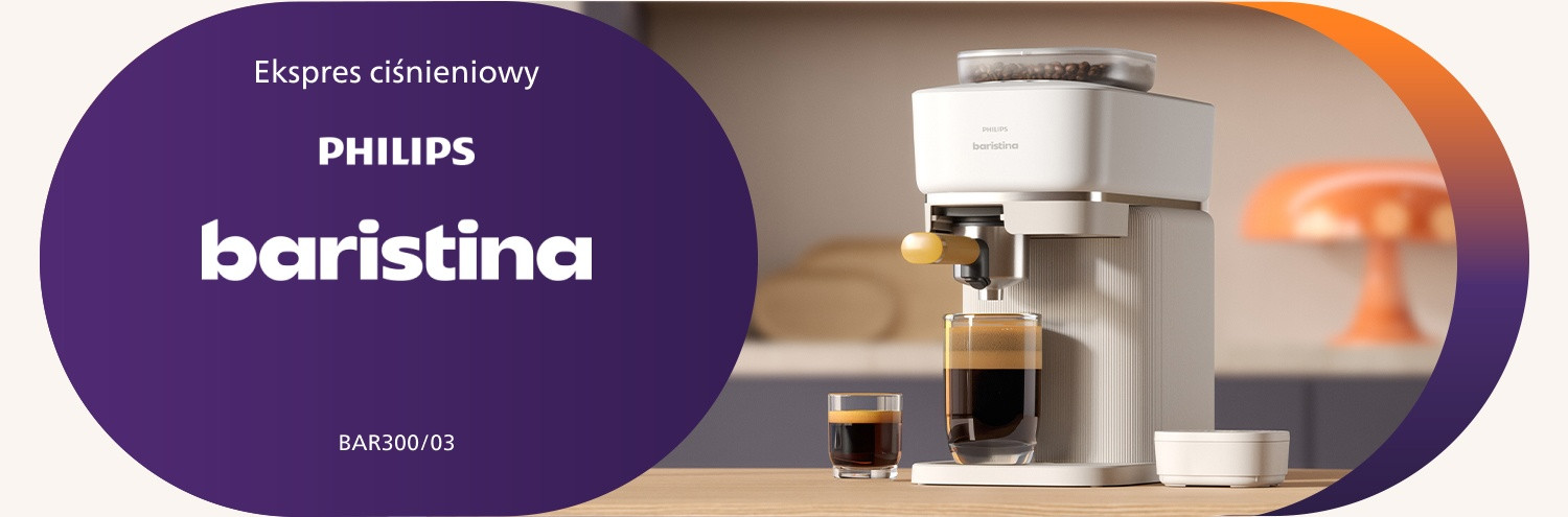 Ekspres ciśnieniowy z młynkiem Philips Baristina jest na stronie porównywarki Ceneo Ekspres ciśnieniowy z młynkiem Philips Baristina jest na stronie porównywarki Ceneo
