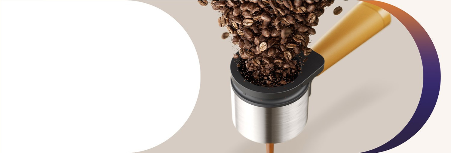 portafilter ekspresu Baristina z żółtą rączką portafilter ekspresu Baristina z żółtą rączką