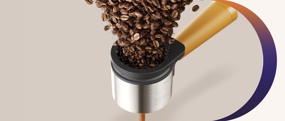 portafilter ekspresu Baristina z żółtą rączką portafilter ekspresu Baristina z żółtą rączką