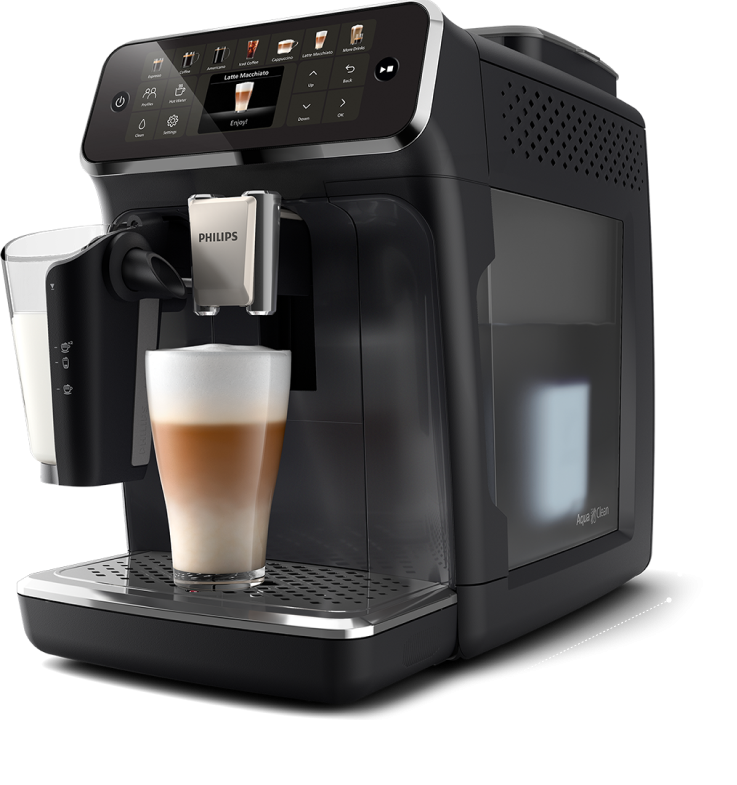 Philips LatteGo 4400 - wymiary urządzenia Philips LatteGo 4400 - wymiary urządzenia