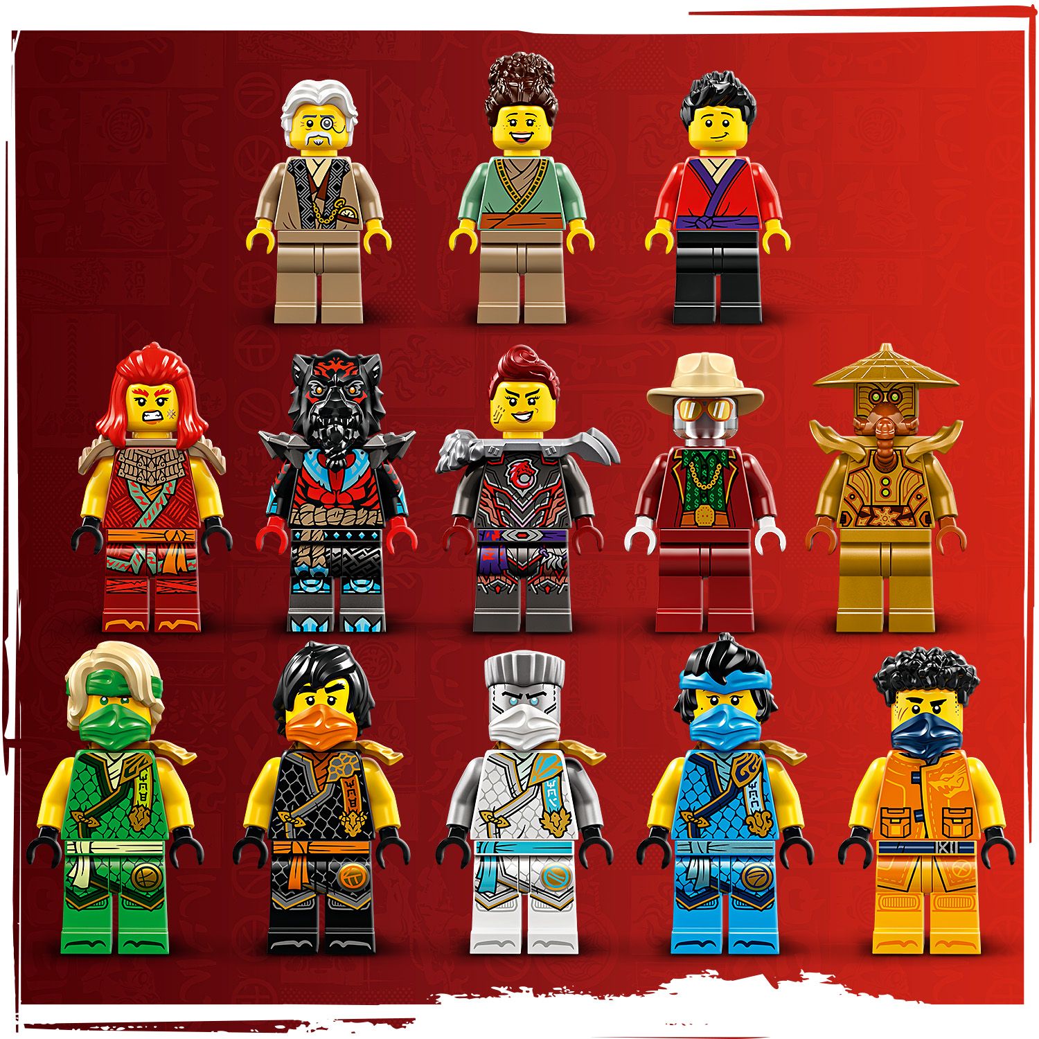 Trzynaście minifigurek NINJAGO®
