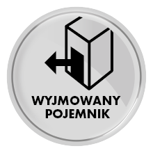 Wyjmowany pojemnik na kawę mieloną