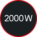 Duża moc i maksymalna temperatura 230°C