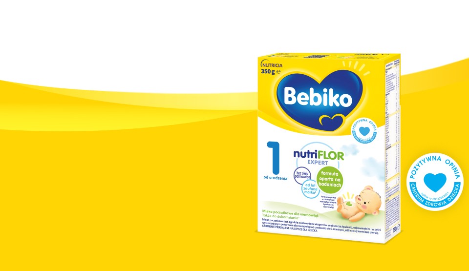Mleko początkowe Bebiko 1 nutriFLOR EXPERT w opakowaniu 350 g dostępne w serwisie Ceneo Mleko początkowe Bebiko 1 nutriFLOR EXPERT w opakowaniu 350 g dostępne w serwisie Ceneo