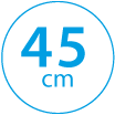 Tylko 45 cm głębokości