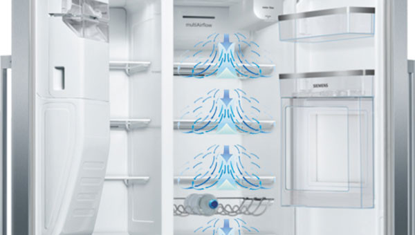 Lodówka Siemens iQ500 KA93GAIEP Side by Side 178,7 cm Srebrna od