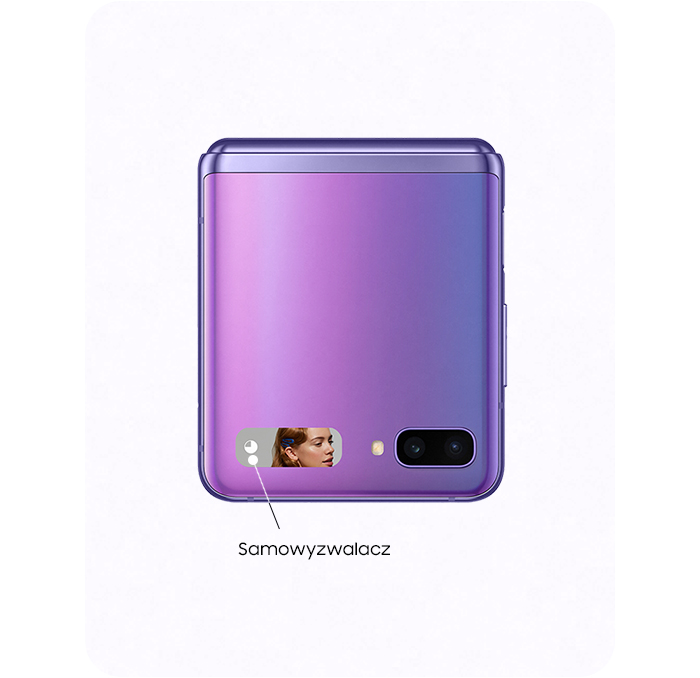 Samsung Galaxy Z Flip 5G SM-707U 新品画面 Oryginalny ekran LCD dla Samsung Galaxy Z Flip 5G SM-F707