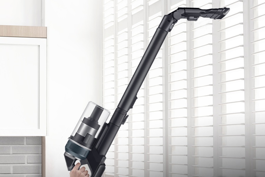 Zielony odkurzacz Samsung Bespoke VS20B95943N - elastyczna końcówka
