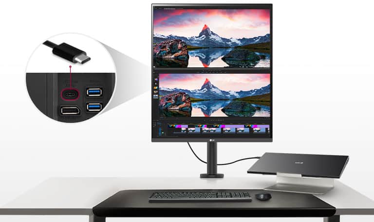 LG Monitor 28MQ780-B 2560x2880 美品① LG DualUp 28MQ780-B 27.6