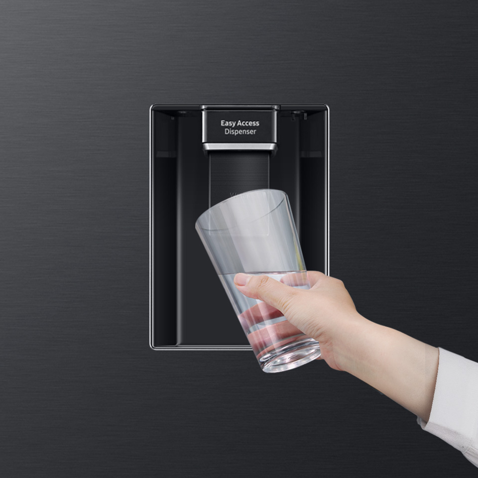Lodówka Samsung RB34C635EBN z zamrażalnikiem dolnym 185,3 cm