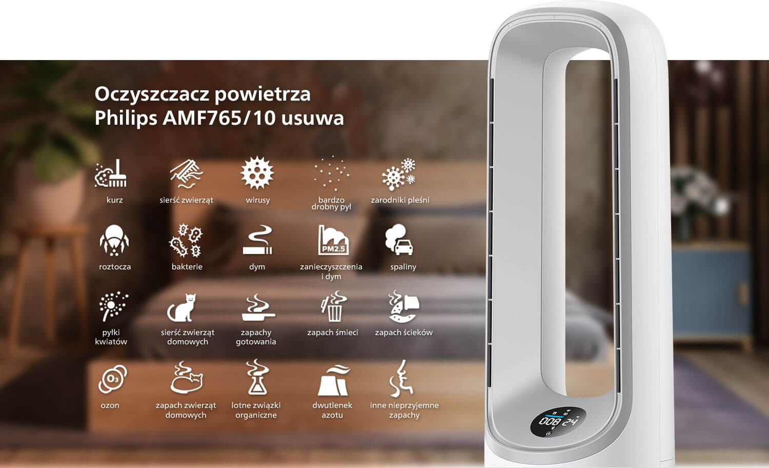 Oczyszczacz powietrza PHILIPS Air Performer seria 7000 2w1 AMF765/10 -  opinie, ceny na Ceneo.pl