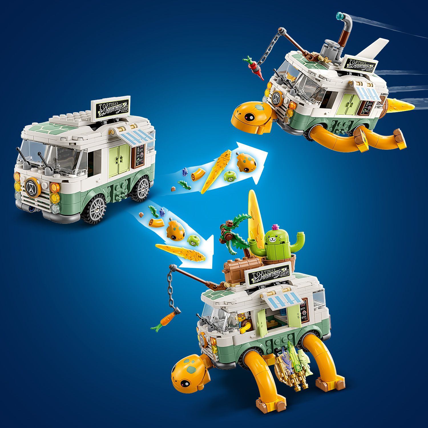 PASH!　まとめ売り LEGO 71456 DREAMZzz Żółwia furgonetka pani Castillo