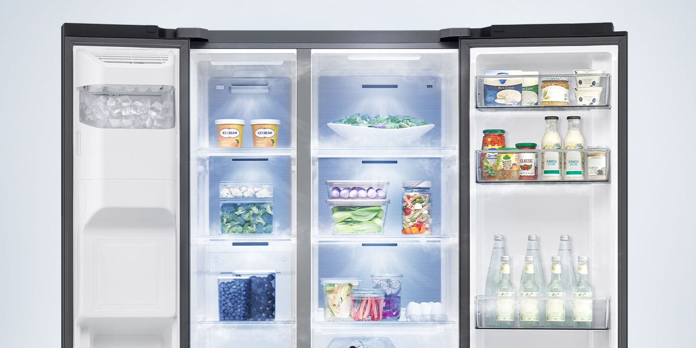 Lodówka Samsung RS70F64KEFEO AI Side by Side No Frost 178