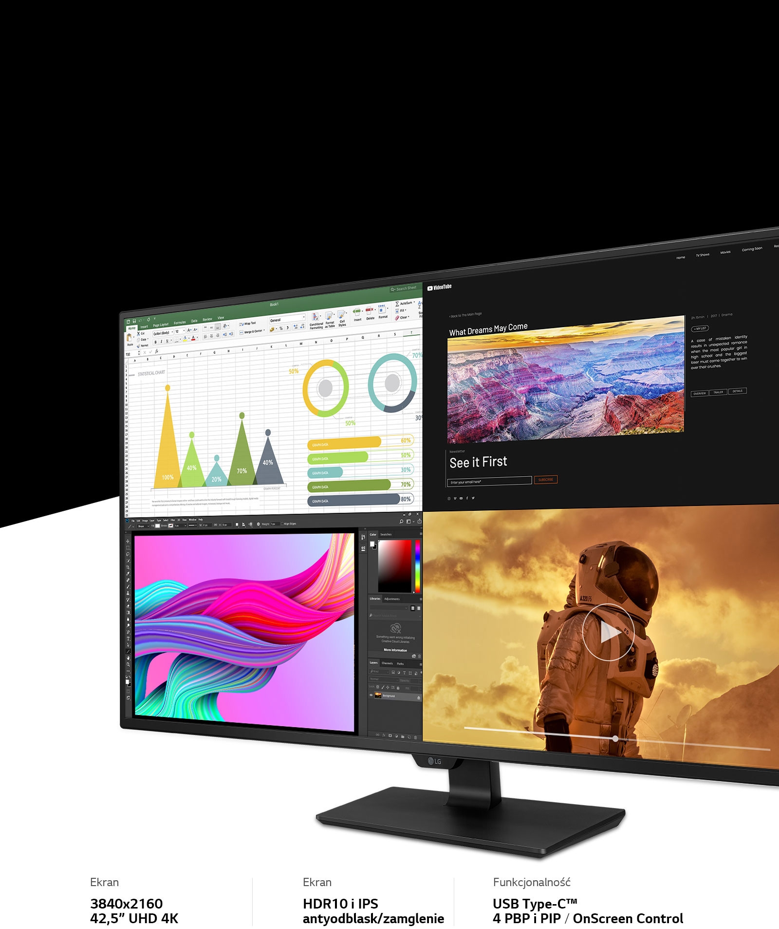 Monitor LG 43UN700-B - Opinie i ceny na Ceneo.pl